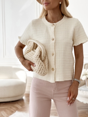 Bluzka Coquille | crème ♡