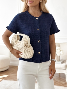 Bluzka Coquille | navy ♡