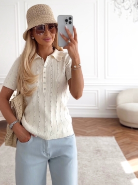 Polo Inès | vanille ♡