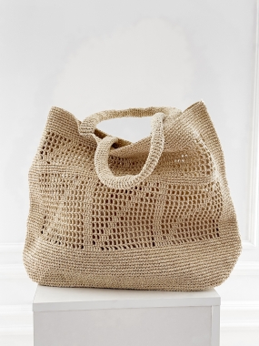 Torba Mallorca | shopper | słomka | beż ♡