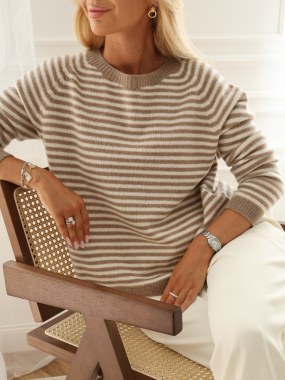 Sweter Connie | 100% wełna merino | beige ♡