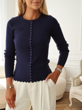 Bluzka Zelia | basic | bleu marine ♡