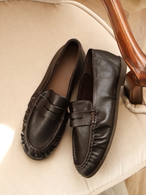 Mokasyny Le Loafer | brun chocolat ♡