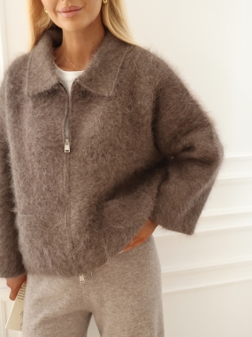 Bluza Cloud | angora i wełna | taupe ♡
