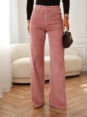 Spodnie Montana | sztruks | dusty rose ♡