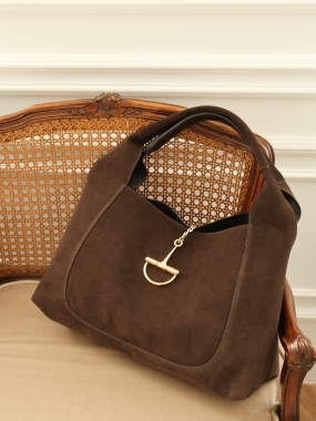 Torba Horsebit | skóra naturalna | chocolate ♡